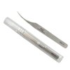 2 Pieces Vetus Eyelash Tweezers Fine Point High Precision Stainless Steel Tweezers with Suprior Case