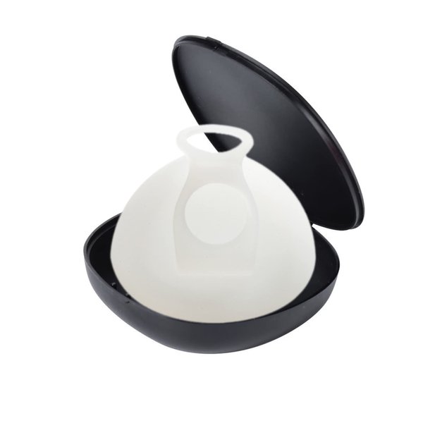 ViiNA ViiNA Menstrual Disc Reusable Menstrual Cup - Soft Period Disc for Women Designed with Flexible, Medical-Grade Silicone Period Cup (White)