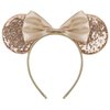 WOVOWOVO Mouse Ears Headbands for Women Girls Sparkle Bow Hairbands Birthdays Christmas for Cosplay Costume Princess Party Decorations
