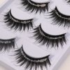 10 Pairs Soft False Eyelashes, Natural 3D Fake Eye Lashes with Shiny Rhinestones Makeup Party Extension Eyelashes Handmade Fake Lashes Volume Eyelash