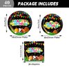 40Pcs Sports Theme Party Supplies Sports Party Plates Napkins Tableware set Baseball Football Soccer Basketball Rugby for Boy Birthday Party Decoration Favors 10 Guests (Sports Theme)