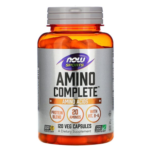 NOW Foods Sports, Amino Complete, Amino Acids, 120 Veg Capsules