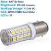 HQRP 2-Pack LED Light Bulb Compatible with Hella Marine Series 2984 2 NM All Round/Anchor Lamp, 8GA 003 488-121 / 8GA 003 488-301 / 8GA 003 488-131 / 8GA 003 488-311 Replacement