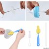 Baby Bottle Cleaning Kit - Set of 9 Cleaning Brushes for Cleaning Baby Milk/Water Bottles, Nipples, Caps, Straws, Tubes, etc. - Makes Your Bottle Sterilising Routine Easier - Safe Food Grade