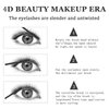 4 Pcs 4D Silk Fiber Lash Mascara Liquid Lash Extension Makeup Eye Lash Kit Luxuriously Longer Thicker Voluminous Eyelashes Waterproof Smudge-proof Natural No Clumping Smudging Lasting All Day