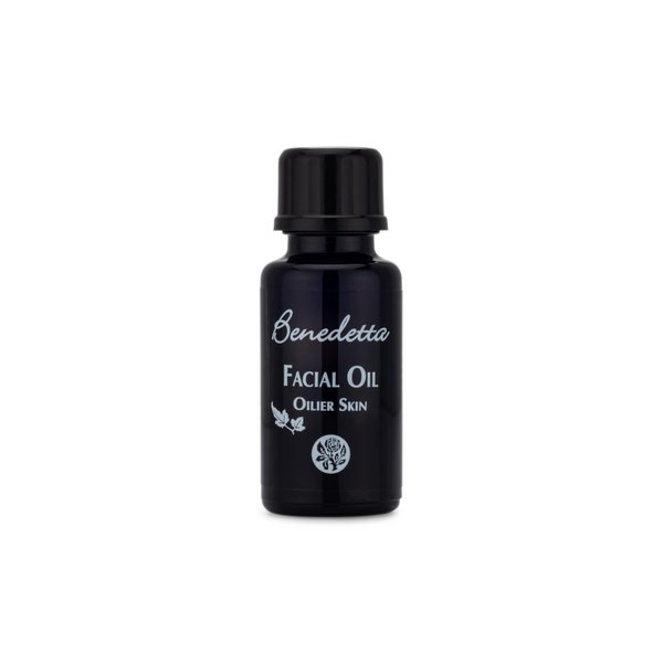 Benedetta Precious & Nourishing Facial Oil - Geranium for Oily Skin - Balances, Equalize Oil Production, Oily Skin, Anti-Aging 0.5 oz (15ml)