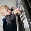 Vadiff Silicone Gas Stove Child Safety Knob Locks | Stove Knob Cover (5 Pk) (Gray)