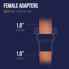 Supply Giant DDGA0100 Female Adapter Fitting with C X F Connections, 1, Copper