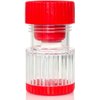 HealthSmart Pill Crusher and Grinder, Crushes Vitamins and Tablets, Holds Up to 2 Pills, With Ergonomic Grips, Red