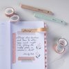 DIVERSEBEE Pastel Washi Tape Set, 5 Rolls Decorative Scrapbook Tape, Cute Craft Tape, Scrapbooking Bullet Journal Supplies, Bible Journaling, Planner Accessories, Gift Wrap Tape (Forest)