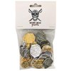 Seven Seas Pirates Coins - Golden & Silver Doubloons - Metal - Party & Decorations Supplies - Lot of 100