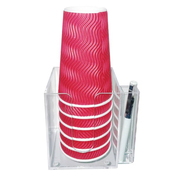 YeeBeny Cup Holder with Marker Slot, Party Cup Organizer Storage Party Cup Dispenser Cup Mark Your Cup, Solo Cup Dispenser | Disposable Cup Dispenser, Perfect for Any Occasion