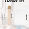 Makeup Spatula Korean Set, Acrylic Makeup Mixing Palette Tray with Cosmetic Foundation Spatula Scraper Makeup Tools, Foundation Palette Set for Mixing Liquid Foundation Eye Shadow Eyelash Nail Art