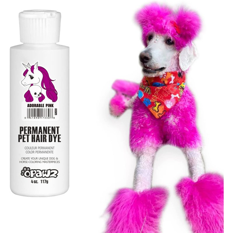 OPAWZ Permanent Dog Hair Dye, Pet Hair Dye Safely Used by Grooming ...