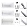 Tattoo Needles & Tips Set, ATOMUS 50pcs Disposable Mixed Tattoo Needles + 50pcs Assorted Tattoo Needles Tips, 5pcs of each-3rl 5rl 7rl 9rl 3rs 5rs 7rs 9rs 5m1 7m1 3RT 5RT 7RT 9RT 3DT 5DT