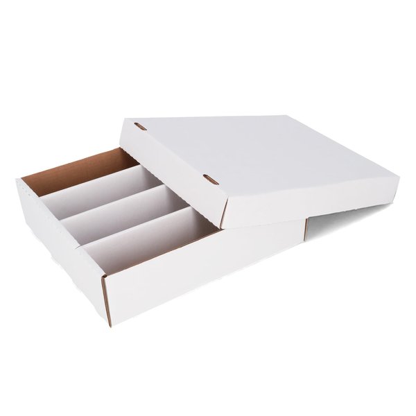 BCW 1ct Monster Box Trading Card Storage Box | Holds 3200 Cards | Sports Card Storage Boxes | Trading Card Box | Premium Cardboard Storage Box for Magic, Sports Cards | Assembly Required