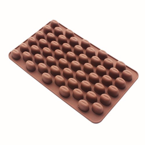 yueton 55 Cavity Silicone Coffee Beans Mold Chocolate Candy Ice Cube Tray Cake Decoration Bakeware Mould Maker