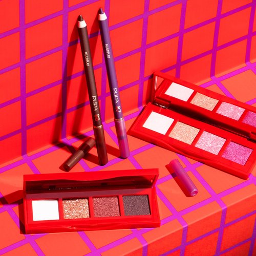 Pupa Milano Holiday Land Eyes Palette, 002, 0.183 oz - Eyeshadow Palette - Multi-Finish Makeup Palette - Satin and Metallic Eyeshadow - Eye Makeup