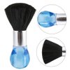 Barber Brush Neck Duster,1969/5000 Professional Hairdressing & Salon Neck Face Duster Brush Hair Cleaning Sweep Hair Brush Comfortable Handle Hairdressing Styling Tool(blue)