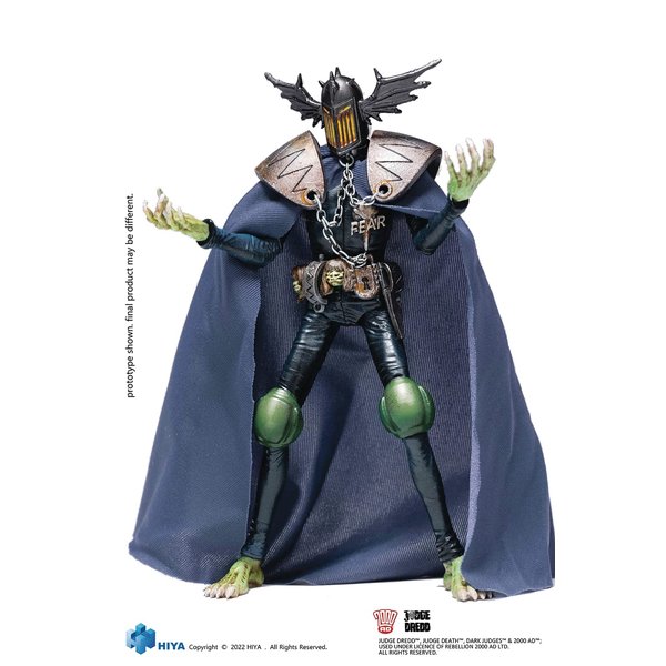 Hiya Toys Judge Dredd: Judge Fear 1:18 Scale PX Edition Exquisite Mini Action Figure, Multicolor