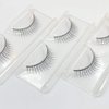 50 Pcs Plastic False Eyelash Storage Box Empty Lash Holder Container Eye Lash Packaging Case Portable Fake Lash Organizer Box Eyelash Display Holder Box Clear