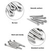 Glarks 340-Pieces 6 Sizes 304 Stainless Steel Cotter Pin Clip Key Fastner Fitting Assortment Kit for Automotive, Mechanics, Car Garage, Power Equipment, Cars, Trucks, Lawn Mower, Small Engine Repair