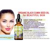 ORGANIC BLACK CUMIN SEED OIL Nigella sativa 100% Pure Natural Virgin Undiluted 2 Fl.oz.- 60 ml for Face, Skin, Hair, Lip, Nails. Rich in Vitamin C, vitamin E by Botanical Beauty