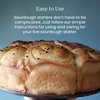 Breadtopia Fresh Sourdough Starter | Unlike Dried Starters, Our Sour Dough Starter is Active & Ready to Go | Non-GMO, Heirloom & Organic | Sourdough Starters for Home Made Bread Sourdough |