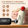 FACISACO Enjoy 2-in-1 Washable Reusable Lint Roller, Portable & Eco-Friendly, Ideal for Clothes, Furniture & Pets