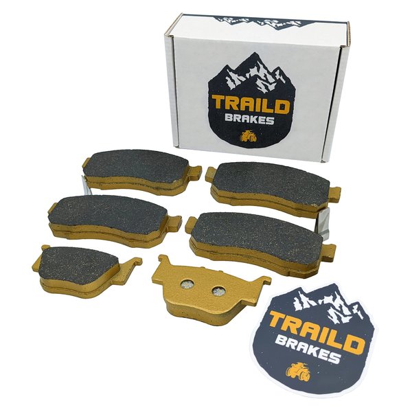 Traild Ceramic Brake Pads for Honda Pioneer 700/500 2014-2024 Front & Rear Set