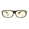 Light Scan Fit Over 63mm UV Vision Protection Anti Reflective Computer Glasses Black