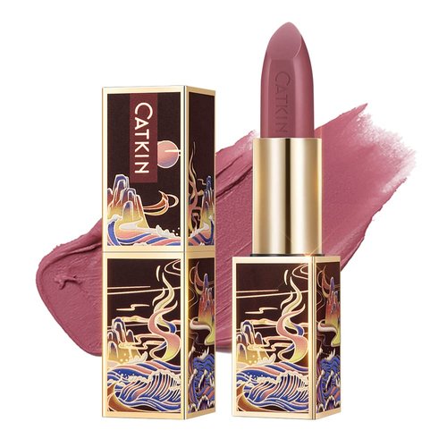 Catkin Rouge Matte Lipstick, Waterproof Long Lasting Satin Moisturizing Smooth Soft 0.13 Ounce-Chinese Style (CP167)