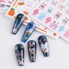 Cute Bunny Nail Stickers Easter Nail Art Sticker Decal Nail Art Supplies Rabbits Bunny Ear Carrot Lovely 3D Self-Adhesive Nail Design for Women Kids Nail Art Decoration Manicure Tip
