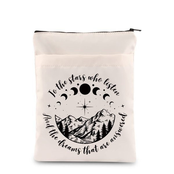 Adult Fantasy Novel Inspired Gift Books Lover Gift to The Stars who Listen and The Dreams That are Answered Book Sleeve (to The Stars Book Sleeve)