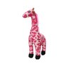 MIGHTY- Safari Junior Pink Giraffe - Squeaker-Multiple Layers. Made Durable, Strong & Tough. Interactive Play Dog Toy (Tug, Toss & Fetch). Machine Washable & Floats