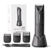 TOUCHBeauty Electric Body Hair Trimmer Groin Hair Trimmer Grommer, Pubic Body Gromming kit for Men Ball Trimmer with LED Light, Replaceable Ceramic Blade Male Hygiene Razor, Waterproof Wet/Dry