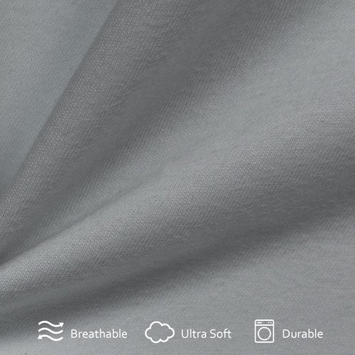 Cot Sheets 31" x 75"(Sheet Only), Cot Fitted Sheet Ultra Soft and Breathable Snug Fit for Narrow Twin Mattress/RVs Bunk/Guest Beds/Army Cots/Trifold Mattress/Travel Size Mattress Grey