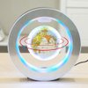 Levitation Floating Globe 4inch Rotating Magnetic Mysteriously Suspended In Air World Map Home Decoration Crafts Fashion Holiday Gifts (White)