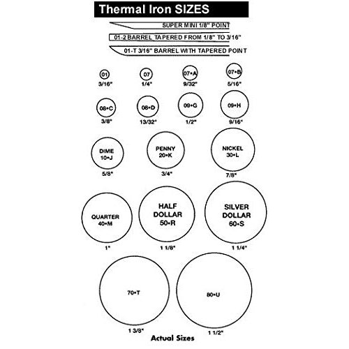 Golden Supreme Thermal Curling Iron 50-Half Dollar