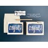 Palmer Street Press Congrats! Inky Navy Congratulations Cards - Set of 8 Congratulations Greeting Cards And 8 Envelopes - Congratulations Graduation Card - Designed, Printed and Packaged in the USA