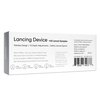 OWELL Lancing Device Kit – Adjustable Depth, Pain-Free Blood Glucose Testing, Includes 4 Needle Gauges/Needle Thickness, Compatible with Most Lancets – Includes 40 Sterile Lancets