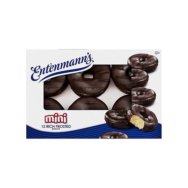 Entenmann's Mini Donuts Rich Frosted - 12 Ct