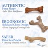 Nylabone Puppy Gourmet Style Strong Chew Toy Bacon, Chicken, Peanut Butter Puppy Gourmet Bundle, Set of 3 (Pack of 1)