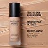 bareMinerals Original Pure Serum Radiant Natural Liquid Foundation Mineral SPF 20, Hydrating Skin Tint, Dewy Finish, Lightweight, Medium Coverage, Non-Comedogenic, Vegan