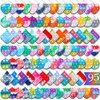 Arme 95Pcs Pop Fidget Toys，Party Favors Toddler Toys Pop Fidget Keychain Mini Fidget Toys Bulk Sensory Toys Stress Toys, Party Fidget Pack Popper Toy Gift for Girls Boys