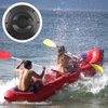 Kayak Boat Cover Deck Hatch with Hole Threaded Lid for Kayak Boat Kit Contain Red Pocket