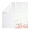 Juvale 50 Pack Rose Gold Party Napkins - Disposable Dinner Napkins for Wedding, Baby Shower, Birthday Party (6.5x6.5 In)