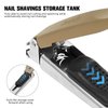 Donruby Nail Clipper Set, 15mm Wide Easy Press Lever Nail Clipper,Professional Fingernail Clipper and Toenail Clipper with Sharp Curved Blade and Nail File,Built for Men, Women,Seniors (Nickel Color)