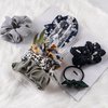 Coward 2 Pcs/Set Clear Acrylic Scrunchie Holder Hair Band Organizer Hair Ties Display Stand for Girls Women (Acrylic 8.6 inch Tall)