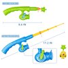 Magnetic Fishing Pool Toys Game for Kids Toddlers, Water Table Bathtub Toy with Pole Rod Net Plastic Floating Fish, Water Bath Pool Outdoor Toys for Kids Toddlers Baby Age 3 4 5 6 Year Old